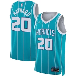 Gordon Hayward Superbe Charlotte Hornets Jordan Brand Unisex Swingman Jersey Icon Edition Teal - Événement exclusif - Soyez l'un des premiers à avoir ce maillot