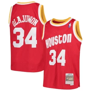 Hakeem Olajuwon Houston Rockets Youth Bold Swingman Throwback Jersey Red - Collectionner ce maillot rare - Augmentez la valeur de votre collection