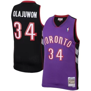Hakeem Olajuwon Toronto Raptors 2001/02 Hardwood Classics Swingman Magnifique Jersey Purple - Événement exclusif - Soyez l'un des premiers à avoir ce maillot