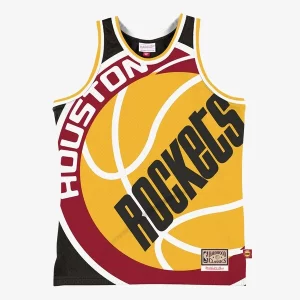 Houston Rockets Hardwood Classics Blown Incontournable Out Fashion Jersey Black - Maillot de collection - Un bijou pour les amateurs