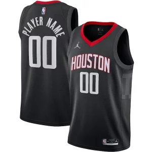 Houston Rockets Jordan Brand Swingman Custom Jersey Exclusif Statement Edition Black - Fait à la main - Un produit unique et de qualité