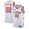 Houston Rockets Nike 2019/20 Swingman Refiné Custom Jersey White City Edition - Pour les matchs d'athlétisme - Restez frais et confortable