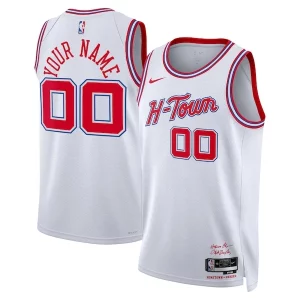Houston Sophistiqué Rockets Nike Unisex 2023/24 Custom Swingman Jersey White City Edition - Pour les joueurs de basketball amateurs - Adapté à tous les styles de jeu