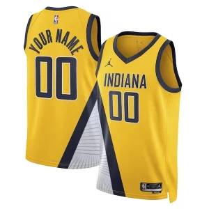 Indiana Pacers Jordan Brand Splendide Unisex 2022/23 Swingman Custom Jersey Statement Edition Yellow - Giftez-le à un fan dévoué - Livraison en temps pour les fêtes
