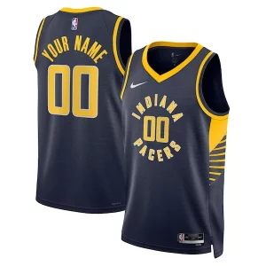 Indiana Pacers Nike Unisex 2022/23 Uniques Swingman Custom Jersey Navy Icon Edition - Promotion limitée - Profitez de la réduction avant qu'elle ne soit terminée