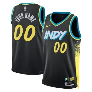 Indiana Pacers Nike Superbe Unisex 2023/24 Custom Swingman Jersey Black City Edition - Giftez-le à un fan dévoué - Livraison en temps pour les fêtes
