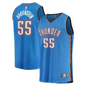 Isaiah Hartenstein Oklahoma City Thunder Youth Fast Break Captivant Replica Player Jersey Icon Edition Blue - Maillot de qualité supérieure - Durable et résistant