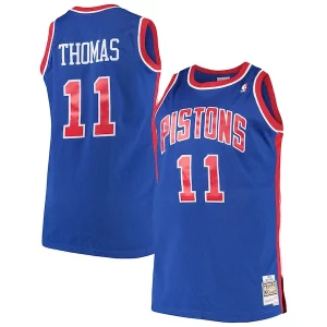 Isaiah Thomas Detroit Pistons 1988/89 Big & Tall Hardwood Classics Swingman Jersey Royal Captivant - Pour les joueurs de basketball amateurs - Adapté à tous les styles de jeu