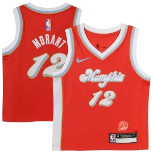 Ja Superbe Morant Memphis Grizzlies Nike Toddler 2024/25 Swingman Player Jersey City Edition Red - Design innovant - Écarte-vous du commun des mortels