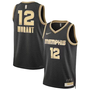 Ja Morant Memphis Grizzlies Distingué Nike Unisex Select Series Swingman Jersey聽鈥?Black - Édition commemorative - Souvenez-vous des moments inoubliables
