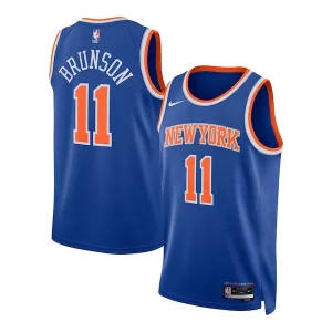 Jalen Brunson New York Knicks Nike Unisex Swingman Jersey Icon Edition Blue Luxueux - Offre spéciale - Achetez maintenant et économisez