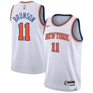 Jalen Brunson Gracieux New York Knicks Nike Youth Association Swingman Jersey White - Offre d'achat groupé - Achetez avec vos amis et économisez
