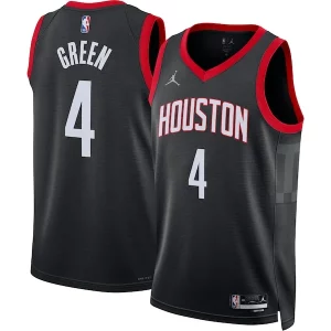Jalen Green Houston Rockets Jordan Bold Brand Unisex Swingman Jersey Statement Edition Black - Style contemporain - Restez à la mode avec ce maillot