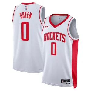 Jalen Green Houston Rockets Nike Swingman Jersey Association Vibrant Edition White - Pour les fans de la ligue - Un maillot authentique de la compétition