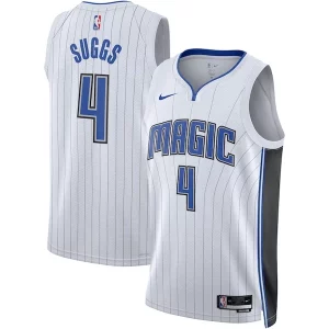 Jalen Stylish Suggs Orlando Magic Nike Unisex Swingman Jersey Association Edition White/Black - Idéal pour les soirées de sport - Montrez votre style