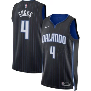 Jalen Suggs Orlando Magic Nike Collectible Unisex Swingman Jersey Icon Edition Black/White - Pour les joueurs de basketball amateurs - Adapté à tous les styles de jeu