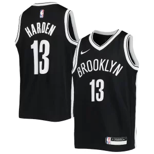 James Harden Brooklyn Nets Nike Youth Swingman Jersey Icon Edition Collectible Black - Maillot authentique - Reproduit avec soin