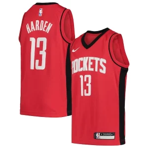 James Harden Houston Gracieux Rockets Nike Youth Team Swingman Jersey Icon Edition Red - Maillot de qualité supérieure - Durable et résistant