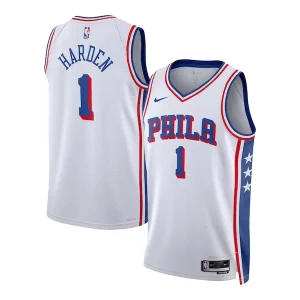 James Harden Philadelphia 76ers Nike Unisex Swingman Jersey Association Magnifique Edition White - Offre spéciale - Achetez maintenant et économisez