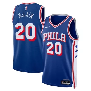Jared McCain Philadelphia 76ers Nike Swingman Jersey Icon Edition Royal Commémoratif - Offre d'achat groupé - Achetez avec vos amis et économisez