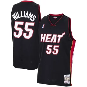 Jason Williams Miami Heat Haut de gamme 2005/06 Hardwood Classics Swingman Jersey Black - Édition limitée - Uniques dans leur genre