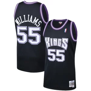 Jason Williams Sacramento Kings 2000/01 Hardwood Classics Swingman Authentique Jersey Black - Idéal pour les collectionneurs - Qualité premium garantie