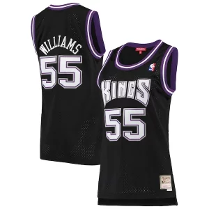 Jason Williams Sacramento Kings Women's 2000/01 Hardwood Classics Swingman Jersey Exquisite Black - Pour les joueurs de basketball amateurs - Adapté à tous les styles de jeu