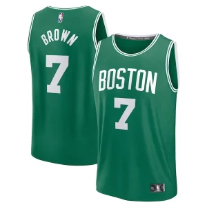 Jaylen Brown Boston Celtics Fast Break Replica Charming Player Jersey Icon Edition Kelly Green - Idéal pour les soirées de sport - Montrez votre style