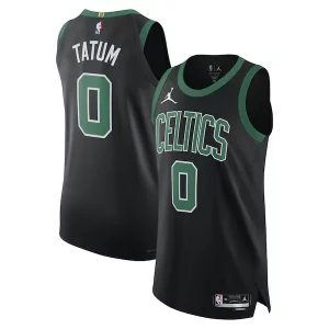 Jayson Tatum Boston Celtics Jordan Brand Authentic Élégant Player Jersey Statement Edition Black - Design innovant - Écarte-vous du commun des mortels