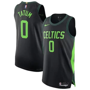 Jayson Tatum Boston Celtics Sophistiqué Nike 2024/25 Authentic Player Jersey City Edition Black - Parfait pour le match jour - Montrez votre support avec style