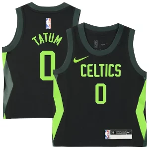 Jayson Tatum Boston Celtics Nike Toddler 2024/25 Swingman Player Jersey City Edition Black Prime - Fait à la main - Un produit unique et de qualité