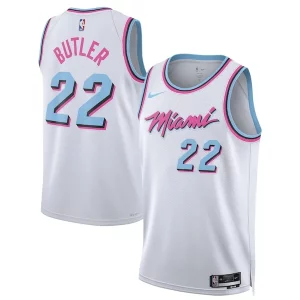 Jimmy Butler Miami Heat Nike Unisex 2024/25 Swingman Player Jersey Dashing City Edition White - Maillot de collection - Un bijou pour les amateurs