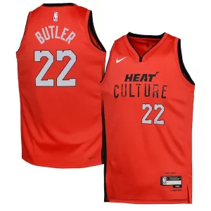 Jimmy Butler Miami Heat Nike Youth Stylish 2024/25 Swingman Player Jersey City Edition Red - Confort et style combinés - Pour un look exceptionnel