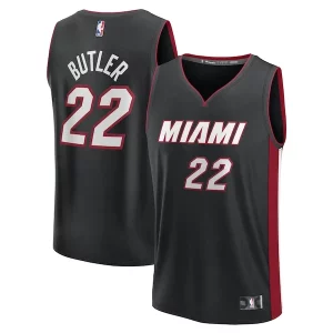 Jimmy Butler Miami Heat Youth Fast Break Replica Player Jersey Icon Classique Edition Black - Maillot de championnat - Revivez les victoires glorieuses