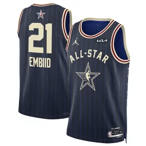 Joel Embiid Jordan Brand Unisex 2024 NBA All Star Game Moderne Swingman Jersey Navy - Édition limitée - Uniques dans leur genre