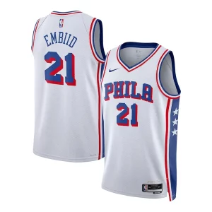 Joel Embiid Philadelphia 76ers Nike Youth Swingman Jersey Exceptionnel Association Edition White - Maillot de marque reconnue - Faites confiance à la qualité