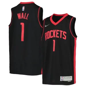 John Wall Houston Rockets Nike Youth 2020/21 Swingman Superbe Player Jersey Earned Edition Black - Maillot de qualité supérieure - Durable et résistant