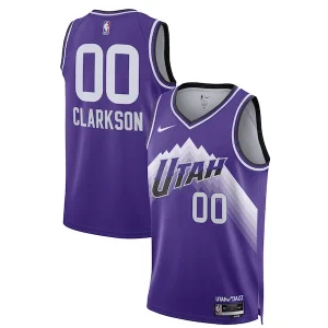 Jordan Clarkson Utah Jazz Nike Unisex 2023/24 Swingman Jersey Purple Refiné City Edition - Style contemporain - Restez à la mode avec ce maillot