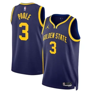 Jordan Poole Golden State Warriors Jordan Brand Unisex Swingman Jersey Statement Edition Éclatant Navy - Idéal pour les soirées de sport - Montrez votre style