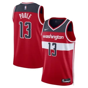 Jordan Poole Washington Wizards Nike Unisex Swingman Jersey Icon Edition Red Confortable - Pour les joueurs de basketball amateurs - Adapté à tous les styles de jeu