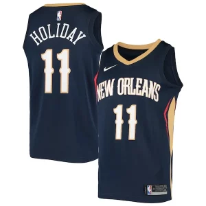Jrue Holiday New Orleans Pelicans Premium Nike Swingman Jersey Navy - Pour les amateurs de basketball passionnés - Livraison rapide