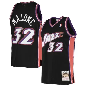 Karl Malone Utah Jazz 2001/02 Hardwood Classics Unique Swingman Jersey Black - Offre spéciale - Achetez maintenant et économisez
