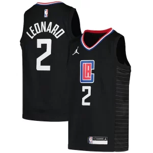 Kawhi Leonard LA Clippers Jordan Brand Youth Vibrant 2020/21 Swingman Player Jersey Black Statement Edition - Collectionner ce maillot rare - Augmentez la valeur de votre collection
