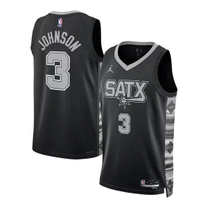 Keldon Johnson San Antonio Spurs Jordan Brand Distingué Unisex Swingman Jersey Statement Edition Black - Nouvelle arrivée - Êtes-vous prêt pour la saison ?