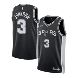 Keldon Johnson San Antonio Spurs Classique Nike Unisex Swingman Jersey Icon Edition Black/White - Fait à la main - Un produit unique et de qualité