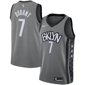 Kevin Durant Brooklyn Nets Nike 2019/2020 Swingman Jersey Statement Edition Gray Classique - Collectionner ce maillot rare - Augmentez la valeur de votre collection