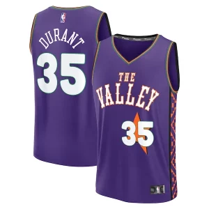 Kevin Durant Dashing Phoenix Suns Youth 2024/25 Fast Break Player Jersey City Edition Purple - Maillot de qualité supérieure - Durable et résistant