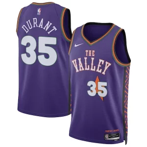 Kevin Durant Phoenix Suns Uniques Nike Unisex 2024/25 Swingman Player Jersey City Edition Purple - Stock limité - Commandez vite votre maillot exclusif