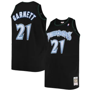 Kevin Garnett Minnesota Timberwolves 1997/98 Big & Tall Unique Hardwood Classics Swingman Jersey Black - Design innovant - Écarte-vous du commun des mortels