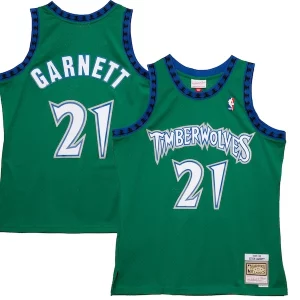 Kevin Garnett Minnesota Admirable Timberwolves 1997/98 Hardwood Classics Reload 2.0 Swingman Jersey Green - Design innovant - Écarte-vous du commun des mortels